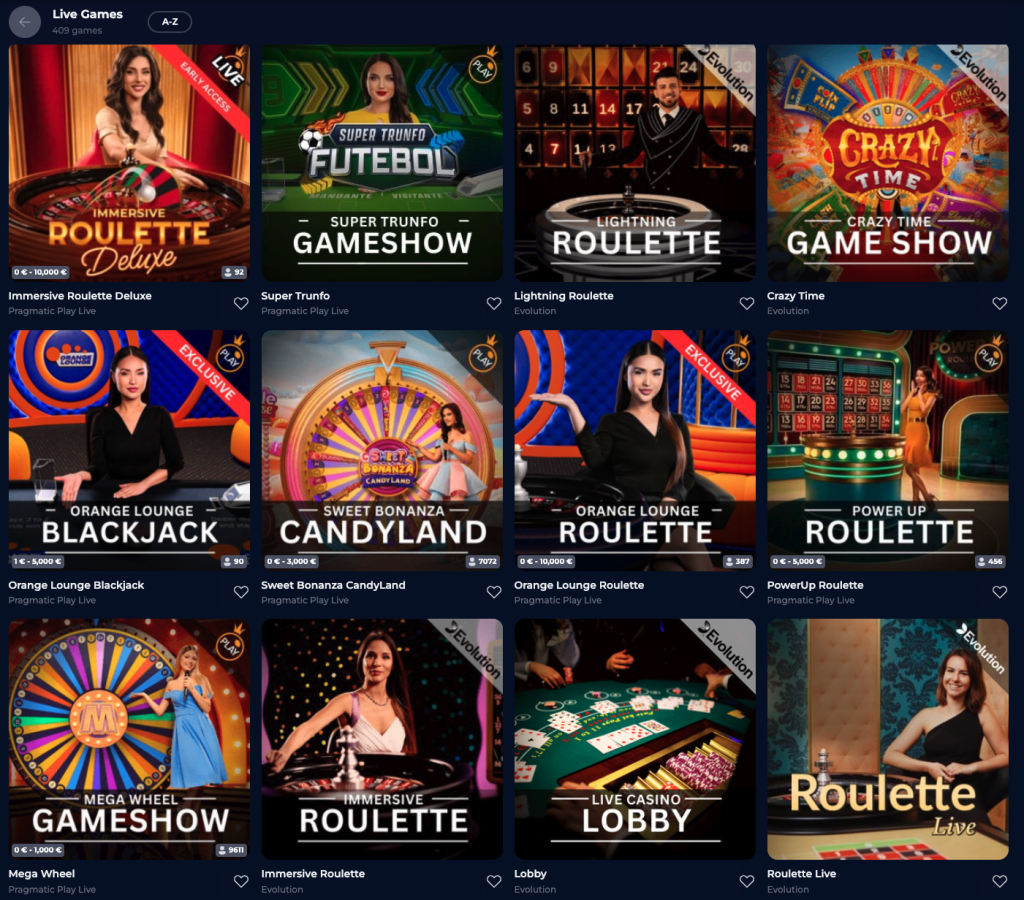 Nine Win Live Games List