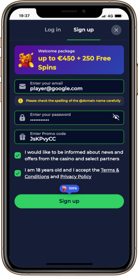 NineWin Sign Up From Mobile