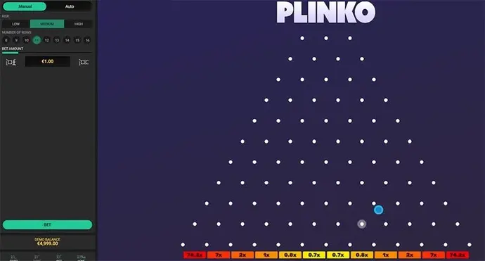 Nine Win Plinko